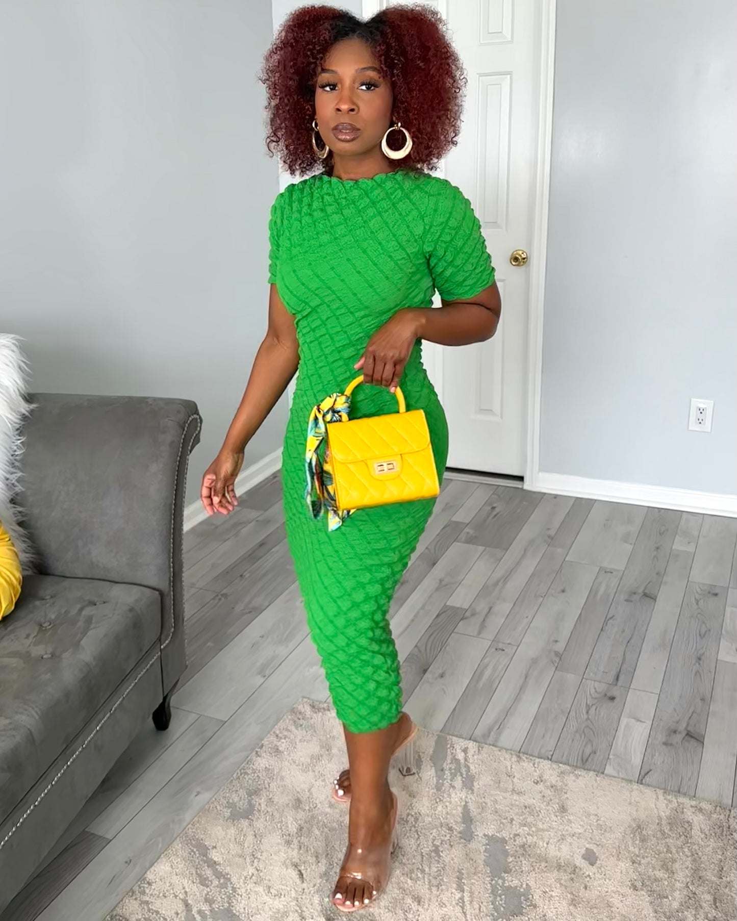 Lime A Rita Dress