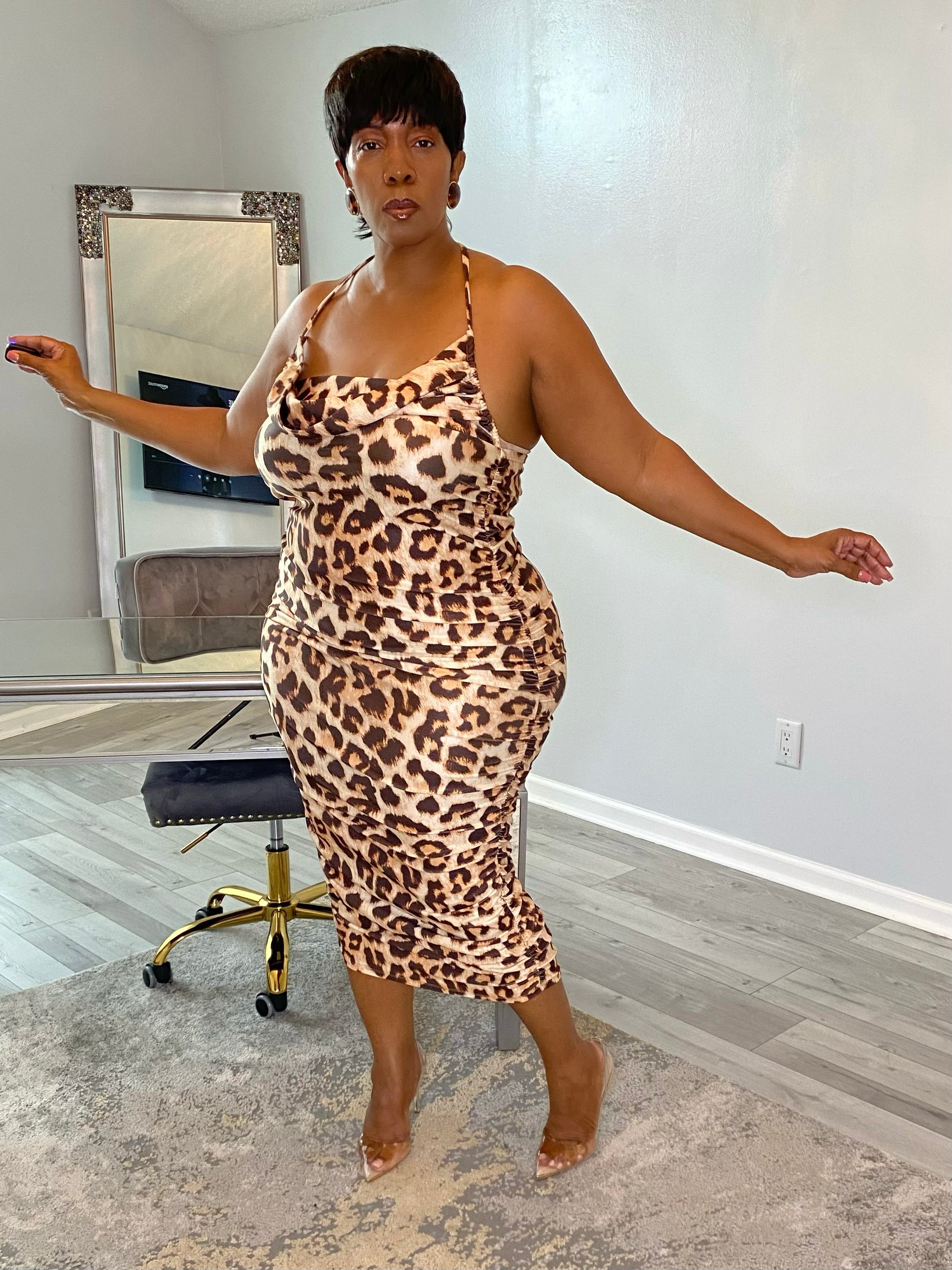 Parker 2025 leopard dress